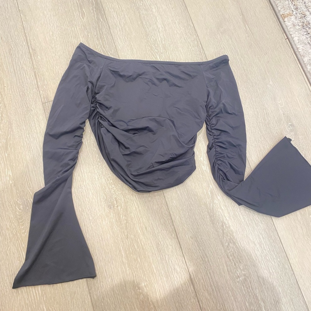 Off the shoulder crop top